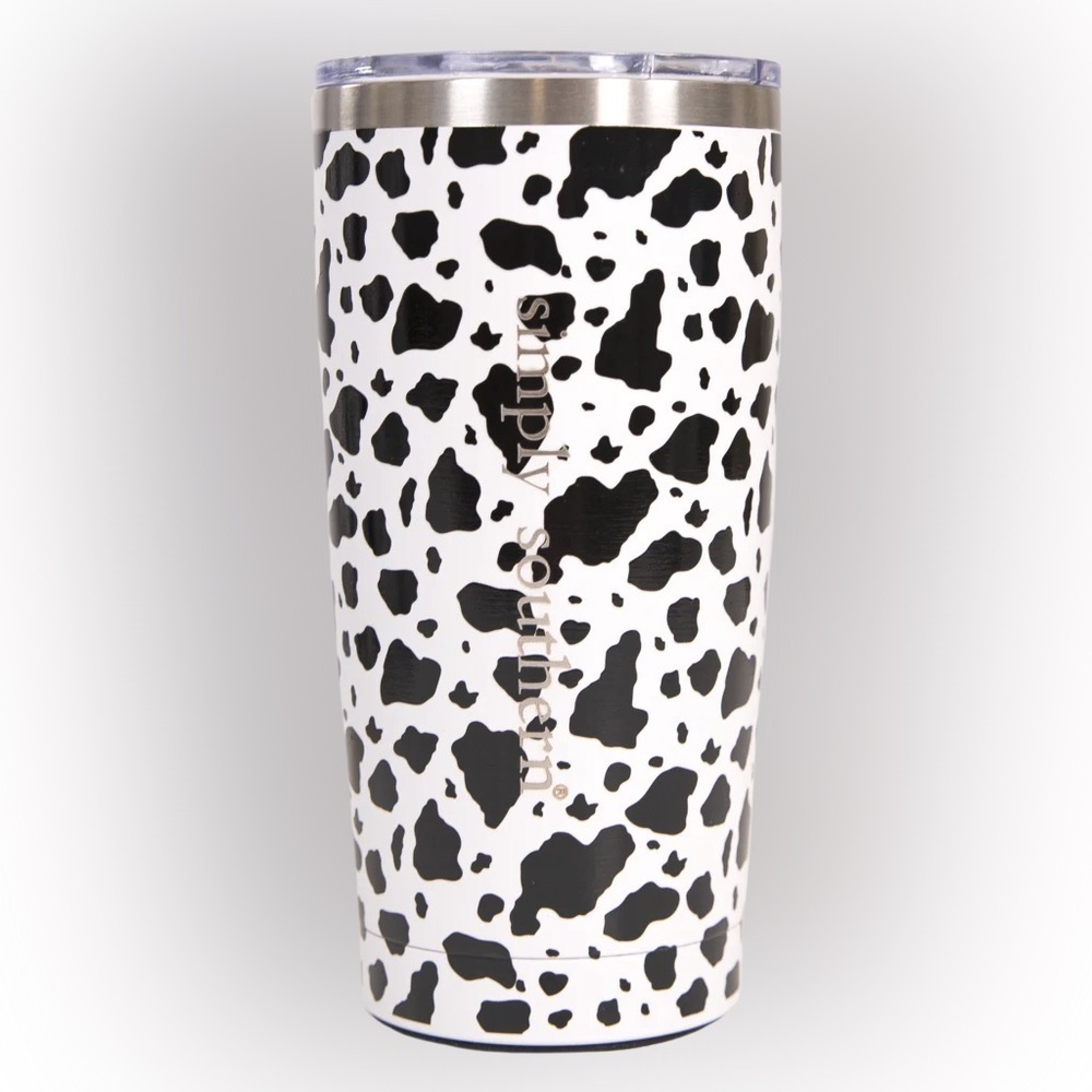 Simply Southern Cow Print Tumbler 20oz